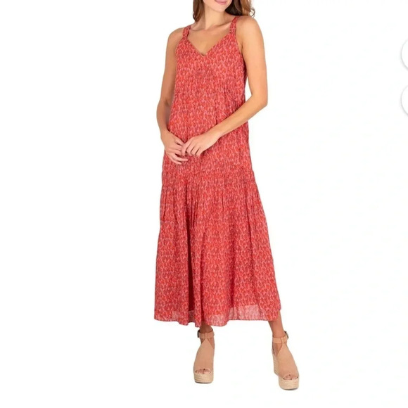 Joie Cotton Maxi Tank Dress Size Medium Casual Breezy Summer Bohemian - Picture 9 of 9